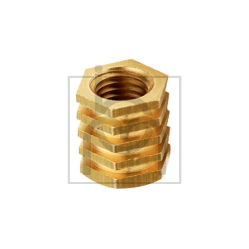 Brass Hex Insert 6
