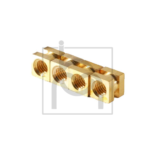 Brass Square Insert 6
